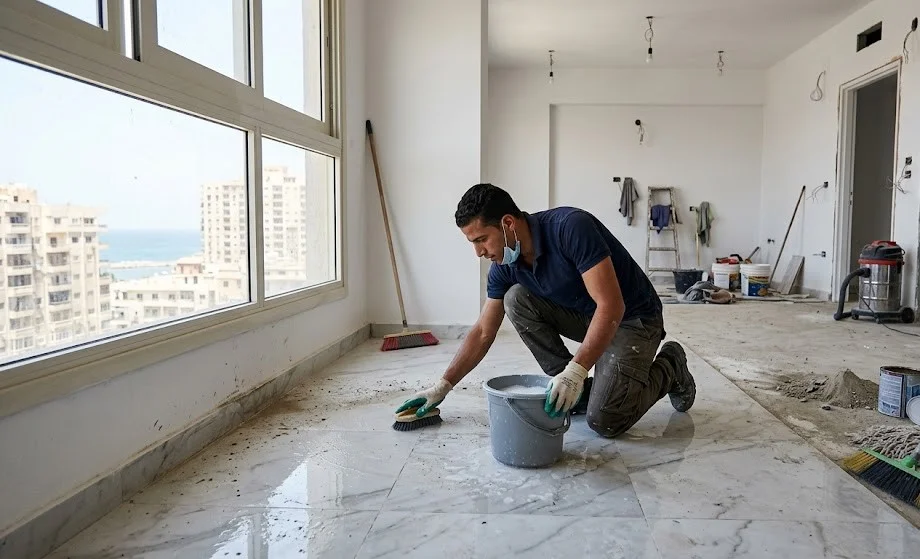 خدمات تنظيف الشقق بعد التشطيب